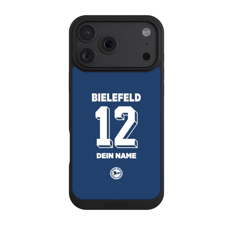 iPhone 18 Pro Max NIVOpure Arminia Bielefeld Trikot Personalisierbar 25-26
