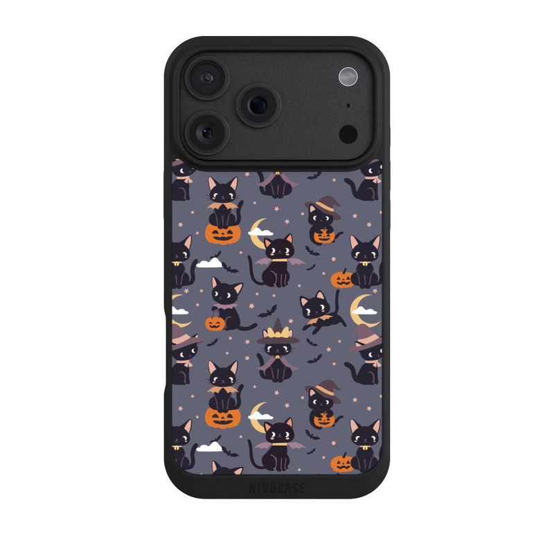 iPhone 18 Pro Max NIVOpure Cute Halloween Witch Cats and Pumpkins