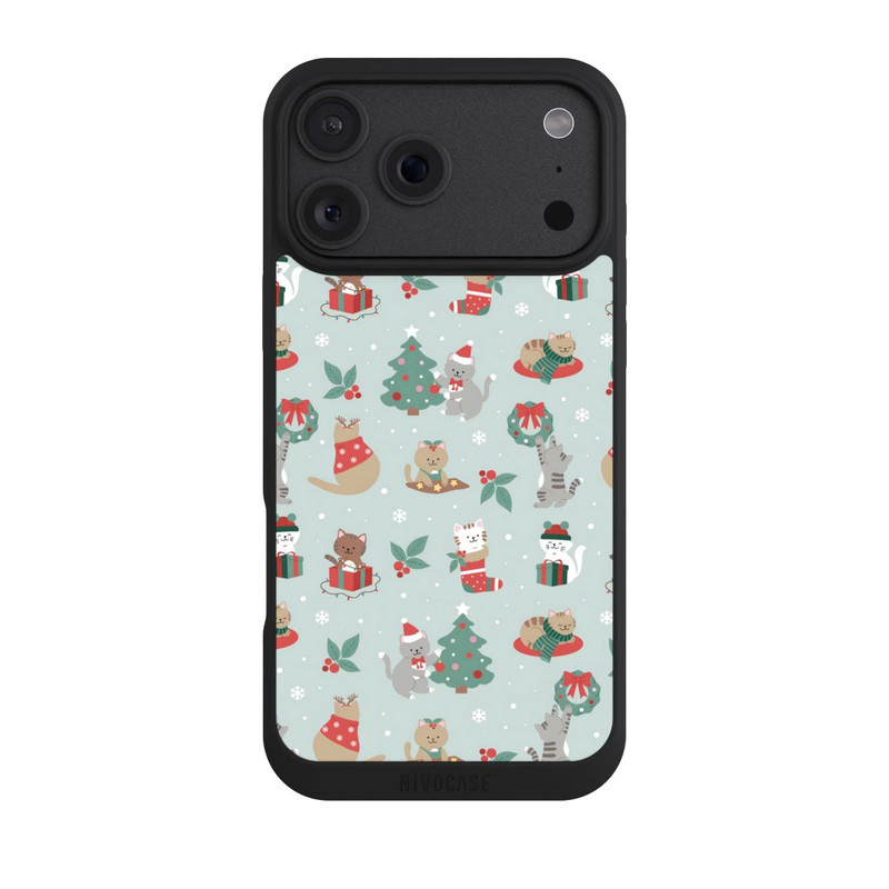 iPhone 18 Pro Max NIVOpure Chats Festifs dans un Payage d'Hivernal