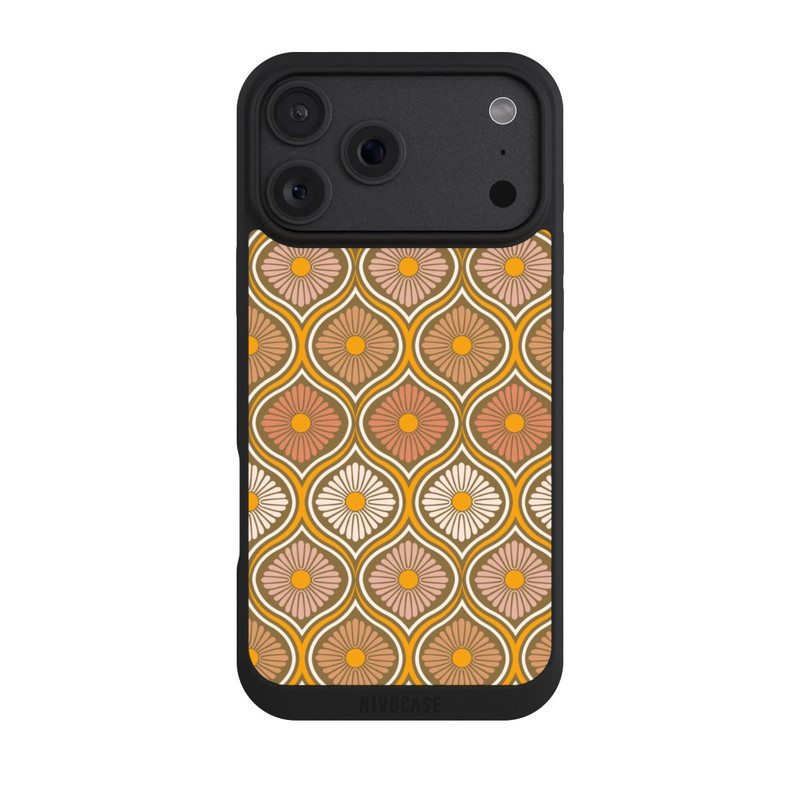 iPhone 18 Pro Max NIVOpure Groovy 70s Retro Mid-Century Daisy Flowers
