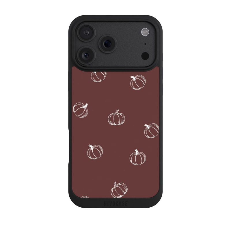 iPhone 18 Pro Max NIVOpure Pumpkin Season Pattern Brown