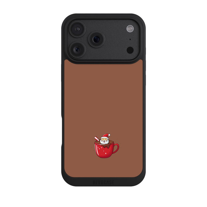 iPhone 18 Pro Max NIVOpure Père Noël en Tasse de Chocolat Chaud