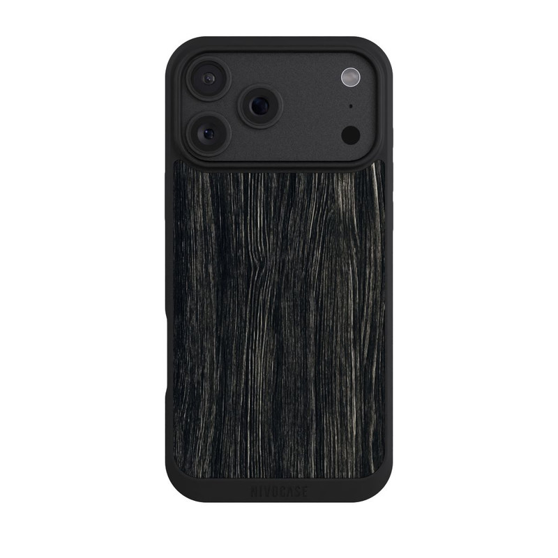 iPhone 18 Pro Max NIVOpure Texture du Bois Foncé