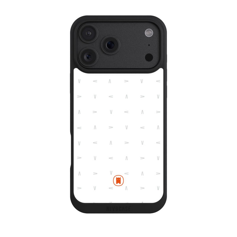 iPhone 18 Pro Max NIVOpure Nivocase Pattern White Grey