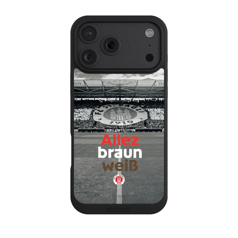 iPhone 18 Pro Max NIVOpure FC St. Pauli Allez braun weiss