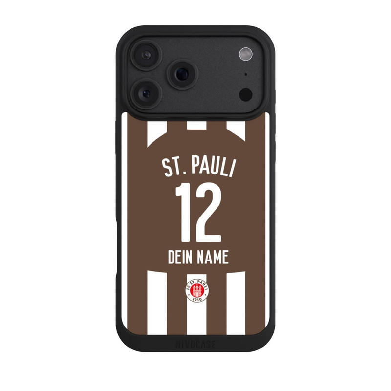 iPhone 18 Pro Max NIVOpure FC St. Pauli Trikot Personalisierbar 25-26