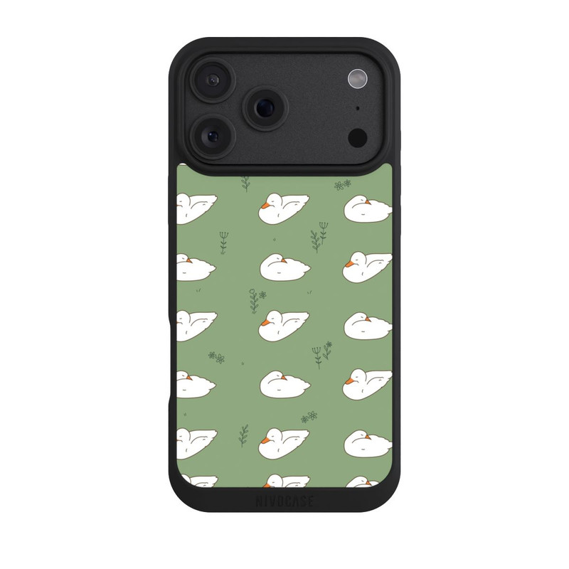 iPhone 18 Pro Max NIVOpure Canard Dessin Animé Vert