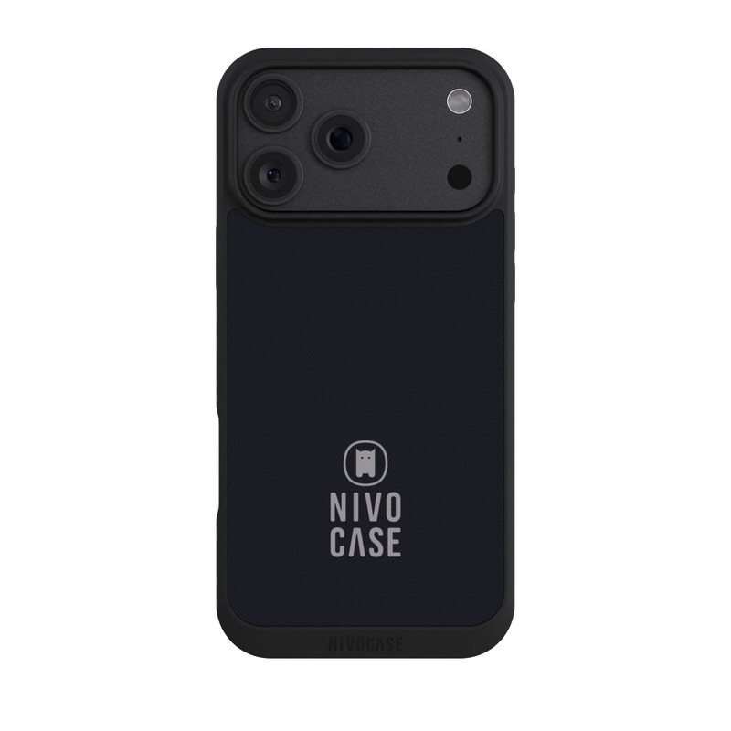 iPhone 18 Pro Max NIVOpure Nivocase Logo Black Grey