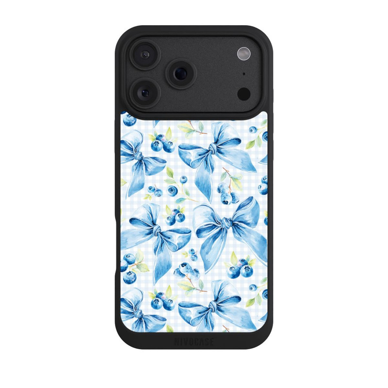 iPhone 18 Pro Max NIVOpure Nœuds bleus et myrtilles avec IA
