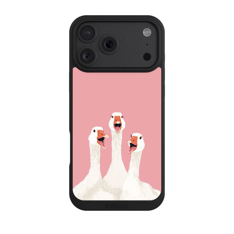 iPhone 18 Pro Max NIVOpure Three Geese Pink with AI