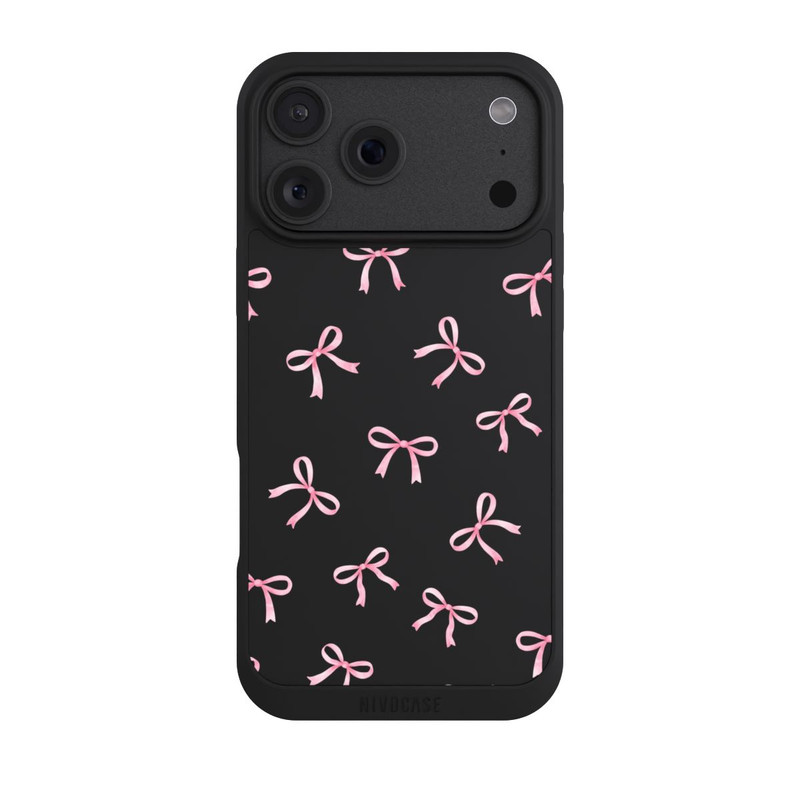 iPhone 18 Pro Max NIVOpure Pink Bows transparent with AI