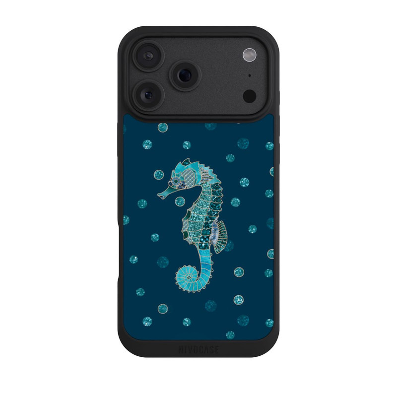 iPhone 18 Pro Max NIVOpure Glamour Sea Horse Art