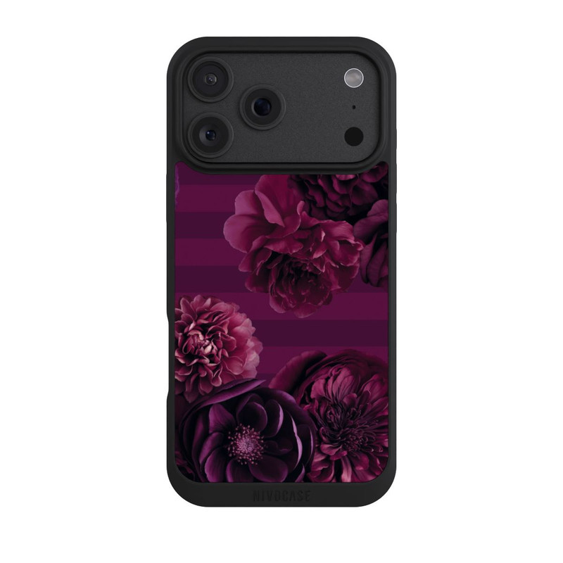 iPhone 18 Pro Max NIVOpure Majestic Baroque Blossom Dream Burgundy Pink mit KI