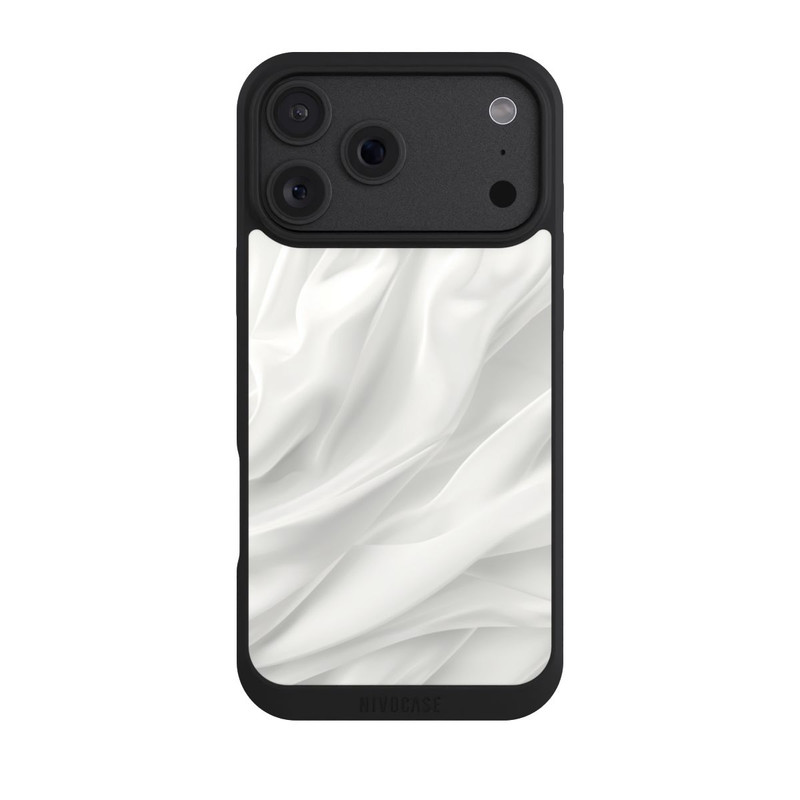 iPhone 18 Pro Max NIVOpure Texture Lisse Satinée Blanche avec IA