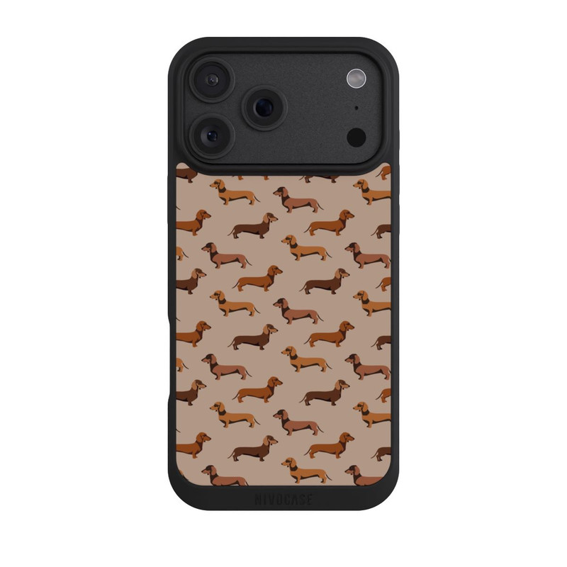 iPhone 18 Pro Max NIVOpure Modèle Teckel Brun