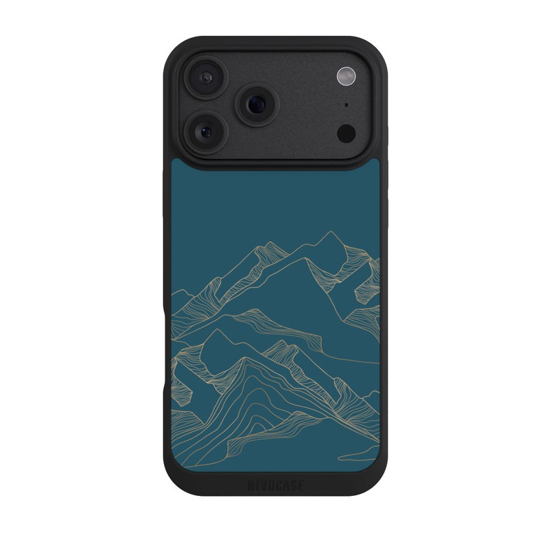 iPhone 18 Pro Max NIVOpure Paysage de Montagne Bleu