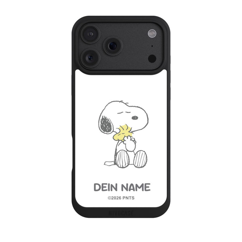iPhone 18 Pro Max NIVOpure Snoopy And Woodstock Cuddling Personnalisable