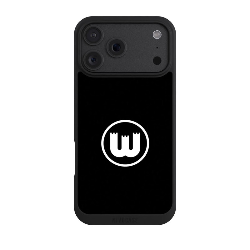 iPhone 18 Pro Max NIVOpure VfL Wolfsburg Zinnenwappen Schwarz