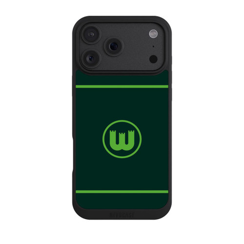 Apple iPhone 18 Pro Max NIVOpure VfL Wolfsburg Zinnenwappen Linien Grün