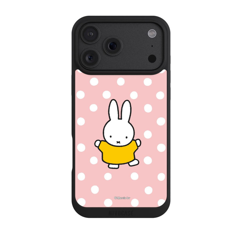 iPhone 18 Pro Max NIVOpure Miffy White Dots on Pink