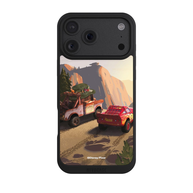 iPhone 18 Pro Max NIVOpure Disney Pixar Cars Sunset Lightning McQueen and Mater