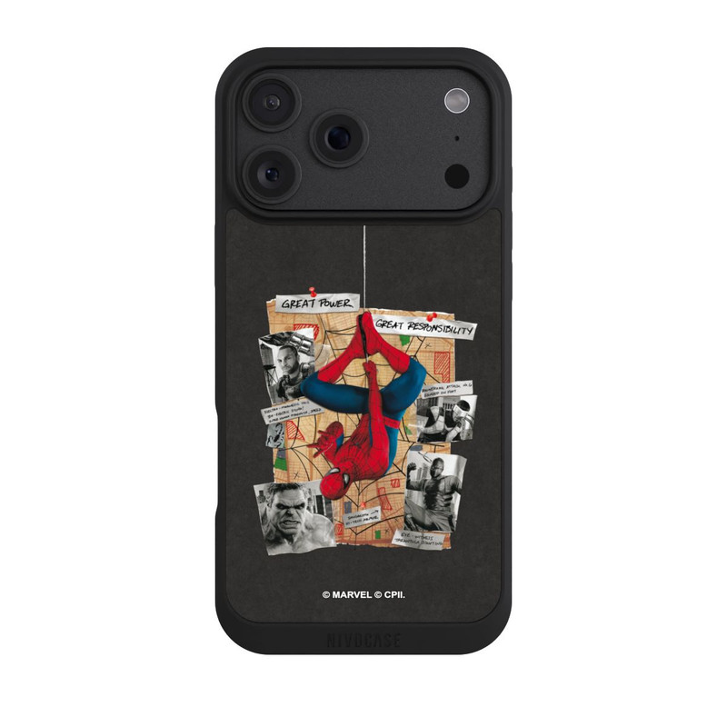 iPhone 18 Pro Max NIVOpure Spider-Man Tableau d'enquête