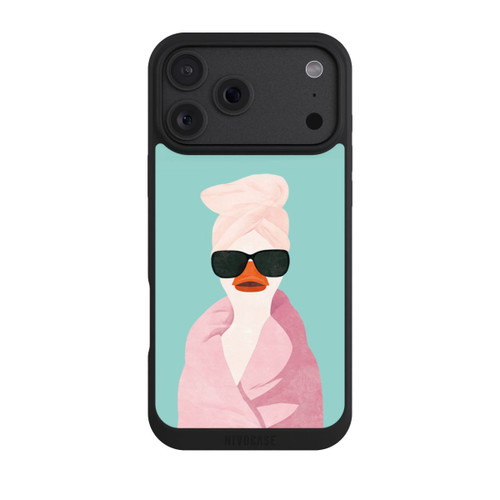 Apple iPhone 18 Pro Max NIVOpure Turquoise Duck Wearing a Turban with AI