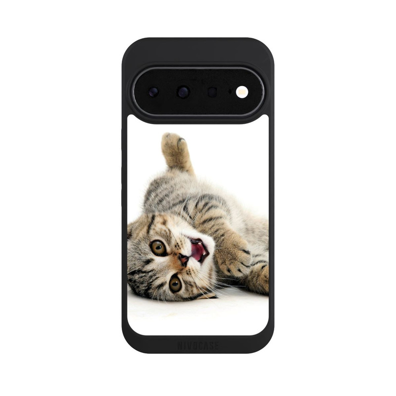 Pixel 11 NIVOpure Sich wälzende Katze