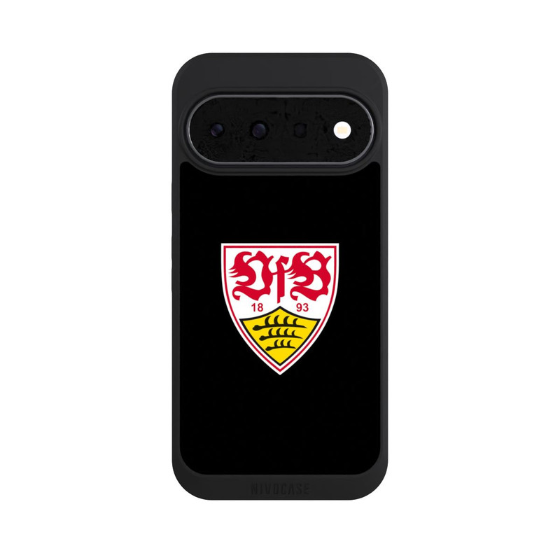 Pixel 11 NIVOpure VfB Stuttgart Wappen Schwarz