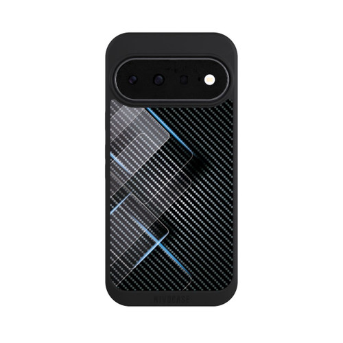 Google Pixel 11 NIVOpure Blaue Linien auf Karbon