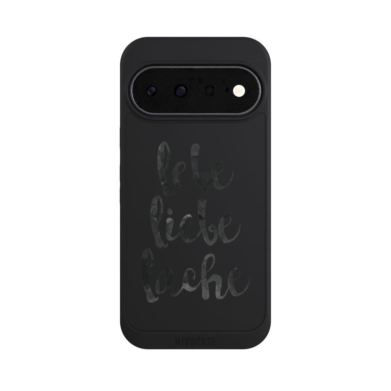 Pixel 11 NIVOpure Lebe Liebe Lache ohne Hintergrund