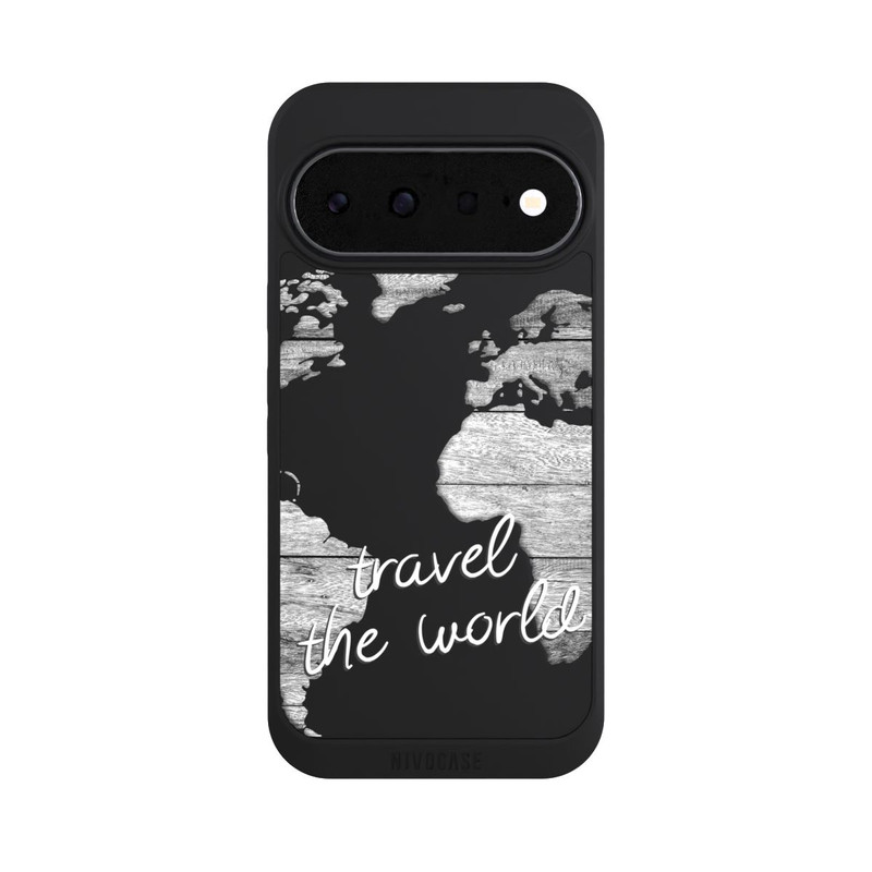 Pixel 11 NIVOpure Weltkarte Holz ohne Hintergrund
