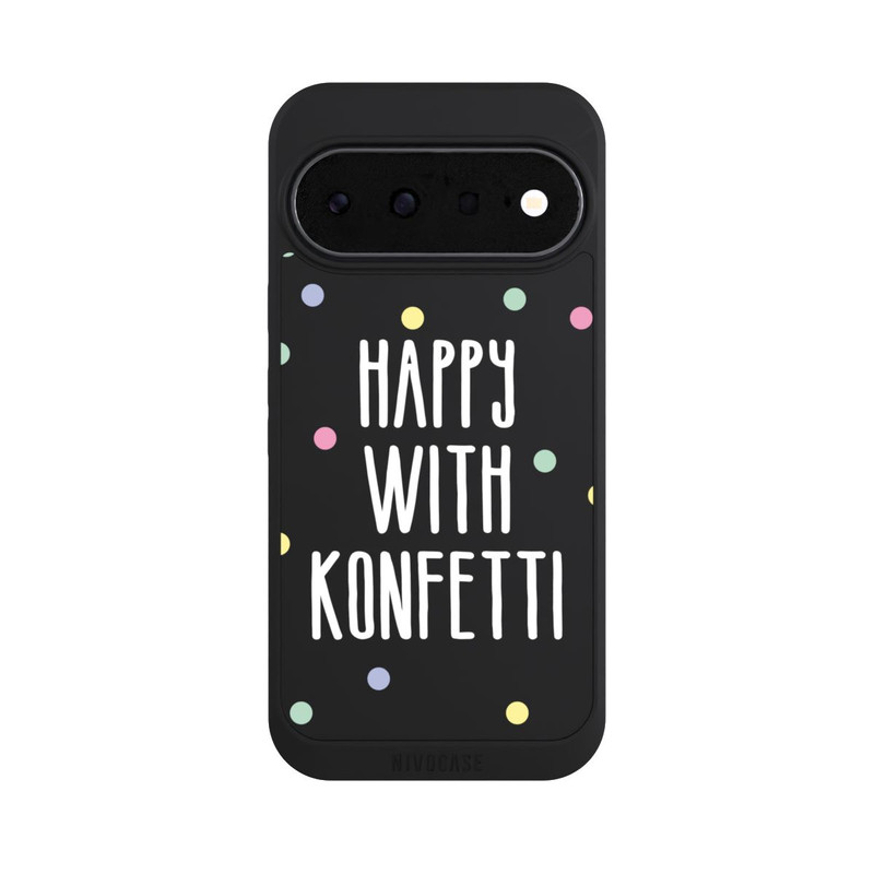 Pixel 11 NIVOpure Happy with Konfetti White ohne Hintergrund