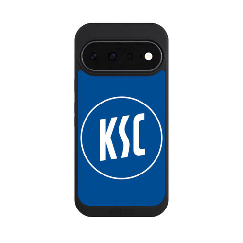 Google Pixel 11 NIVOpure KSC Logo auf Blau