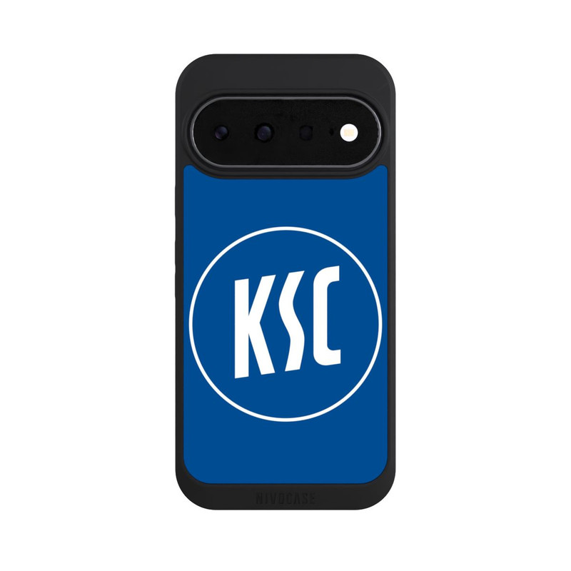 Pixel 11 NIVOpure KSC Logo auf Blau