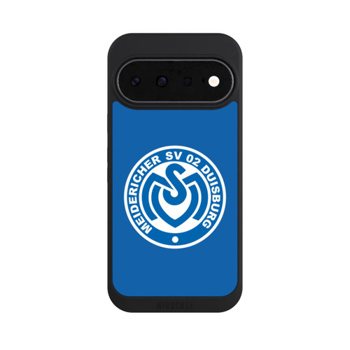 Google Pixel 11 NIVOpure MSV Logo auf Blau