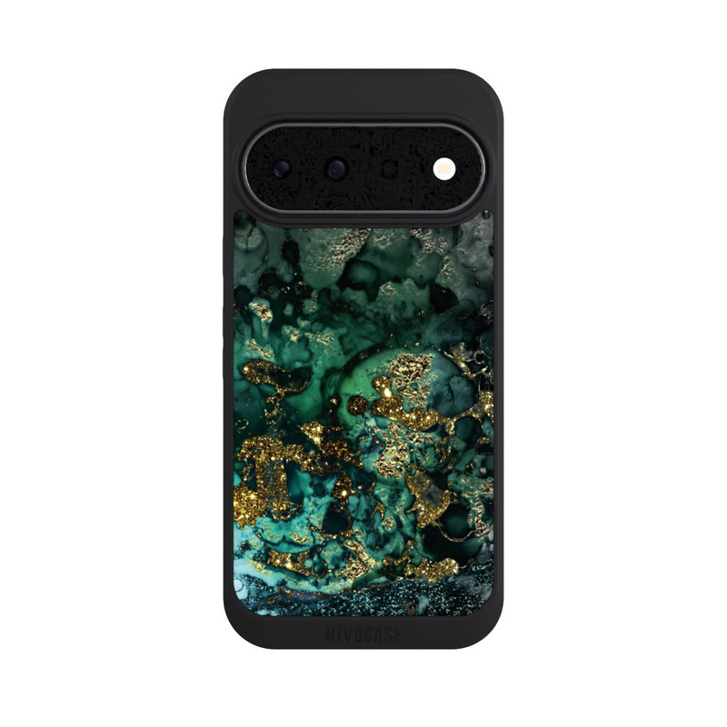 Pixel 11 NIVOpure Cyan Glitzer Marmorlook