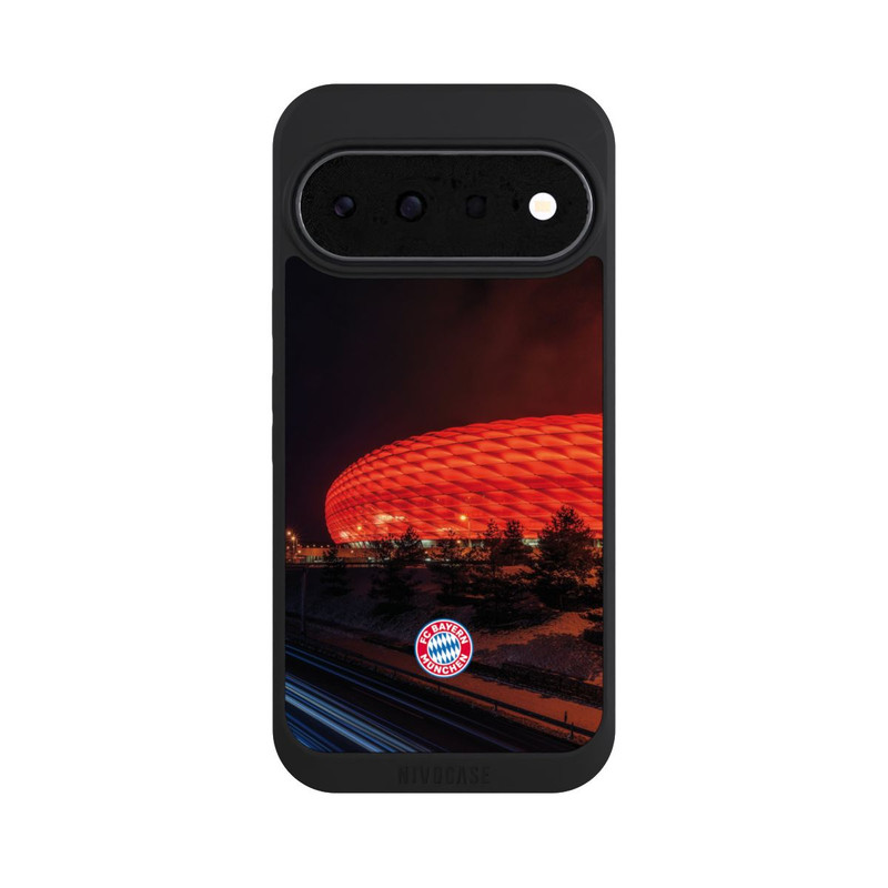 Pixel 11 NIVOpure Allianz Arena bei Nacht FCB