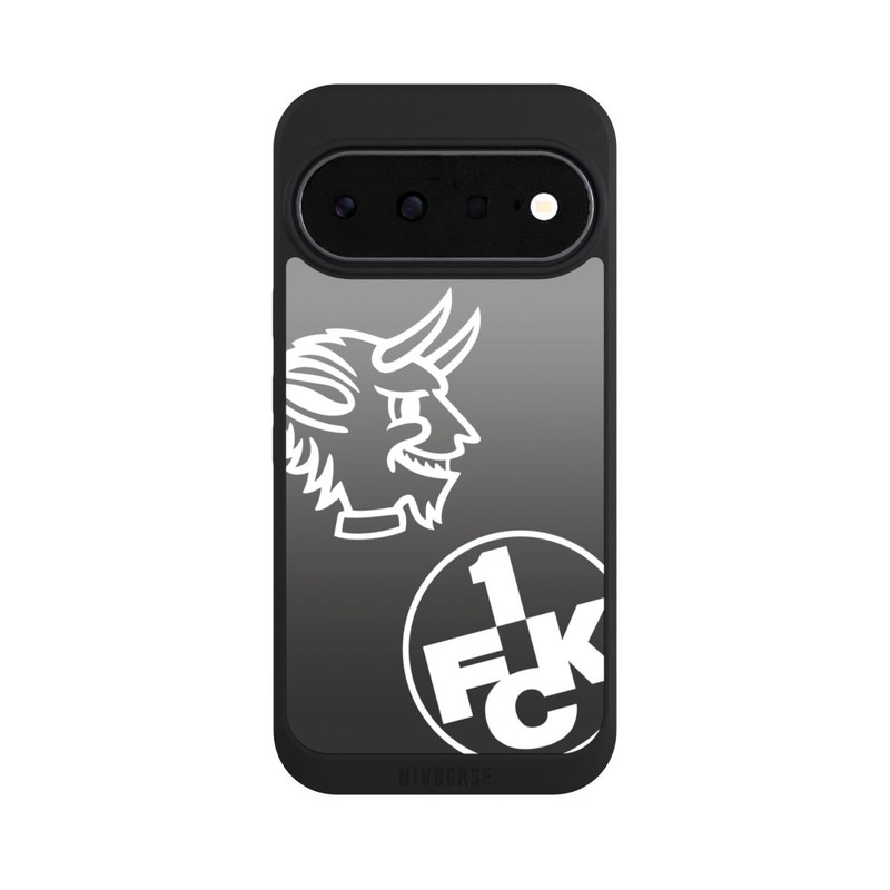 Pixel 11 NIVOpure Teufelskopf FCK auf Schwarz