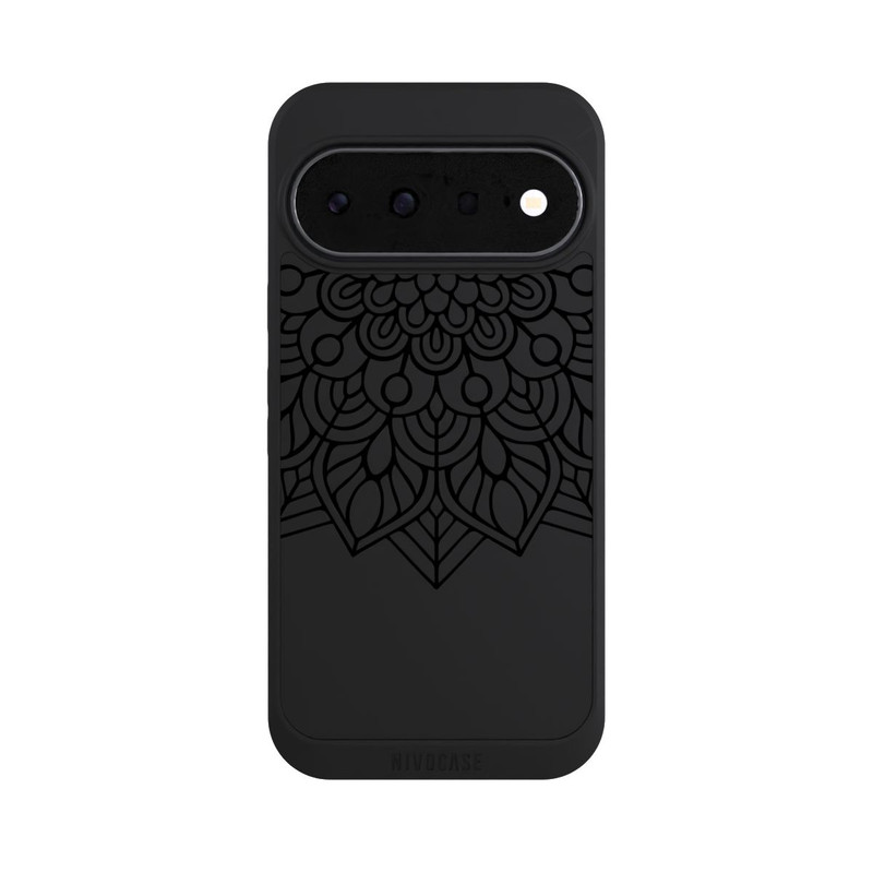 Pixel 11 NIVOpure Indian Mandala Schwarz ohne Hintergrund