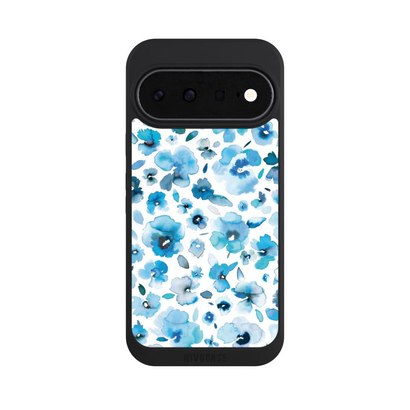Pixel 11 NIVOpure Blaue tropische Blumen