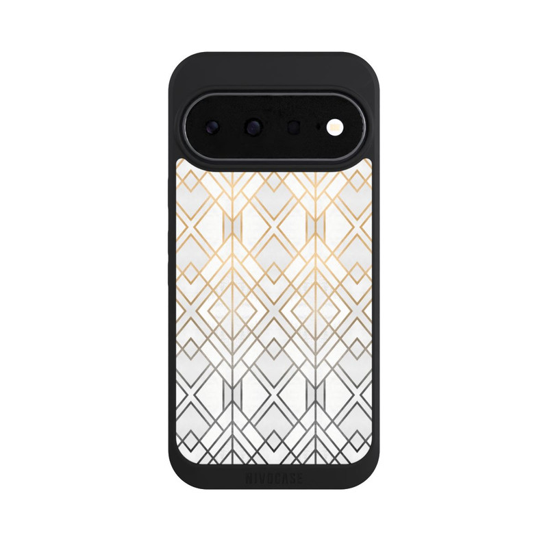 Pixel 11 NIVOpure Gold und Grauer Geo Golddruck