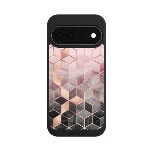 Google Pixel 11 NIVOpure Pink-grauer Farbverlauf Würfel Druck