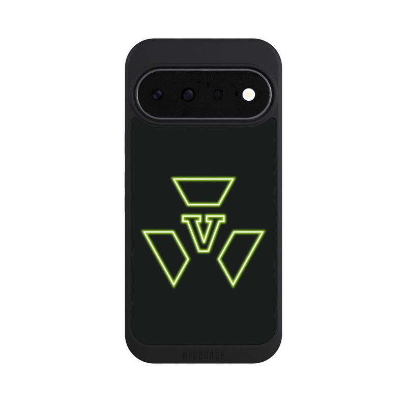 Pixel 11 NIVOpure iBlali Logo vert fluo