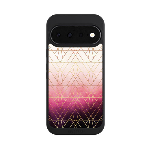 Google Pixel 11 NIVOpure Pink Ombre Dreiecke Golddruck
