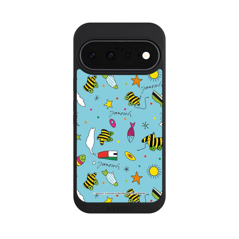 Pixel 11 NIVOpure Tigerente Muster Helblau