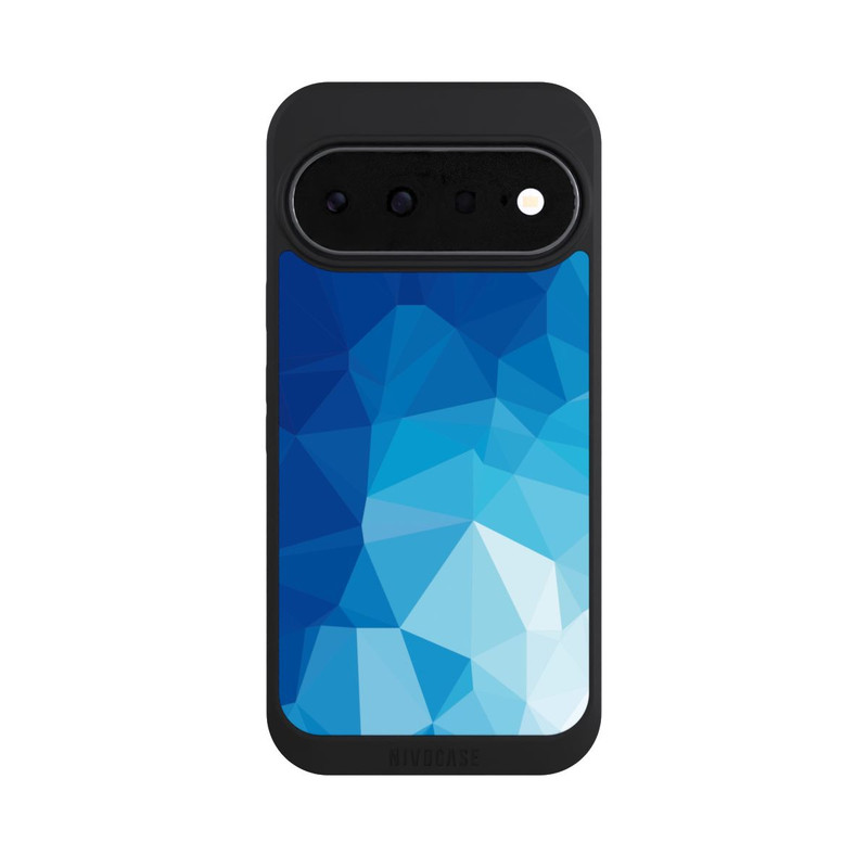 Pixel 11 NIVOpure Polygonales blaues Mosaik