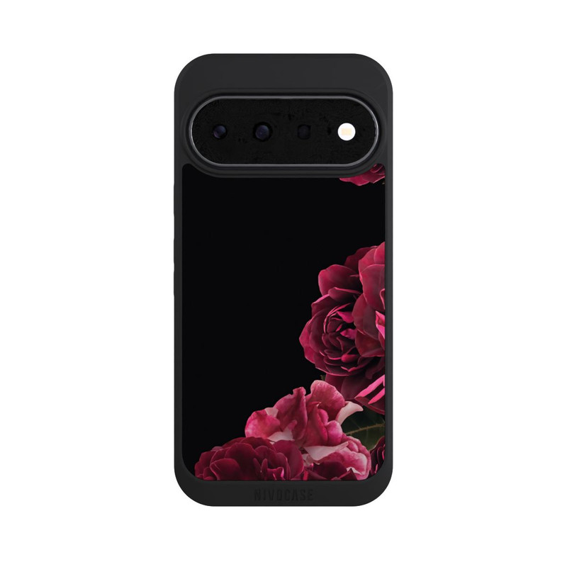 Pixel 11 NIVOpure Vintage Rosen auf Schwarz