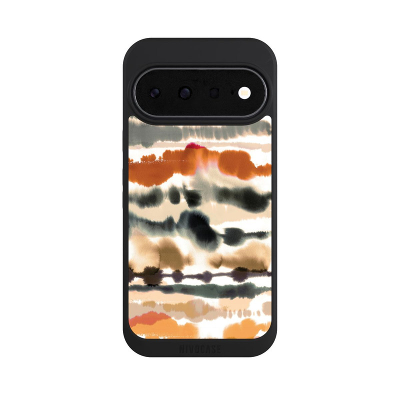 Pixel 11 NIVOpure Weiche nautische Aquarelllinien Orange