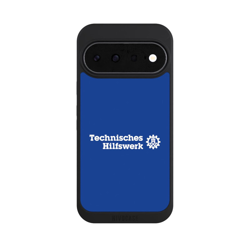 Pixel 11 NIVOpure Technisches Hilfswerk Logo Blau